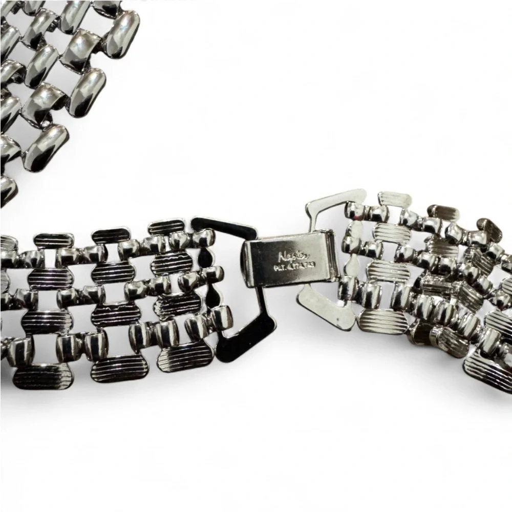 Napier Silver Chain Necklace - Picture 2 of 3